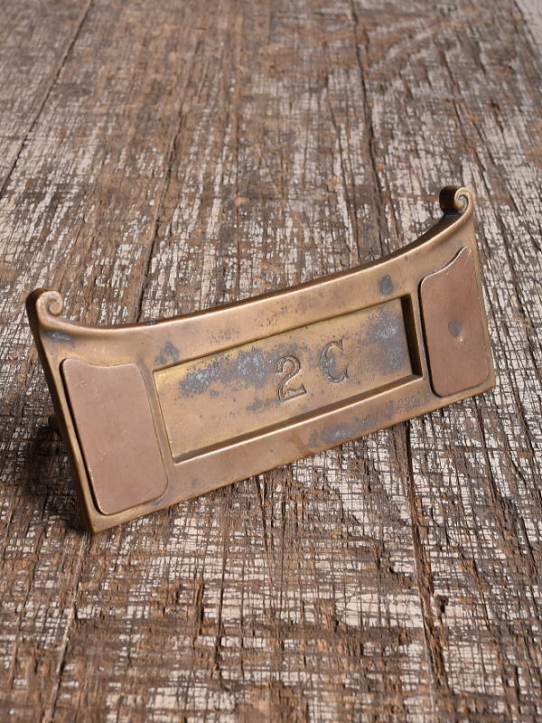 イギリス アンティーク レタースロット 郵便受け 建具金物 11985