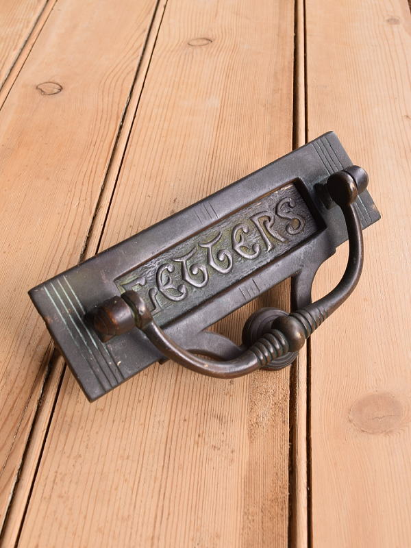 イギリス アンティーク レタースロット 郵便受け 建具金物 11987