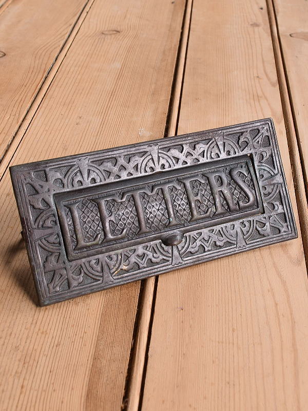 イギリス アンティーク レタースロット 郵便受け 建具金物 11988