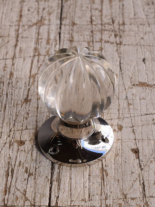 イギリス アンティーク アクリル製 ドアノブ 建具金物 1