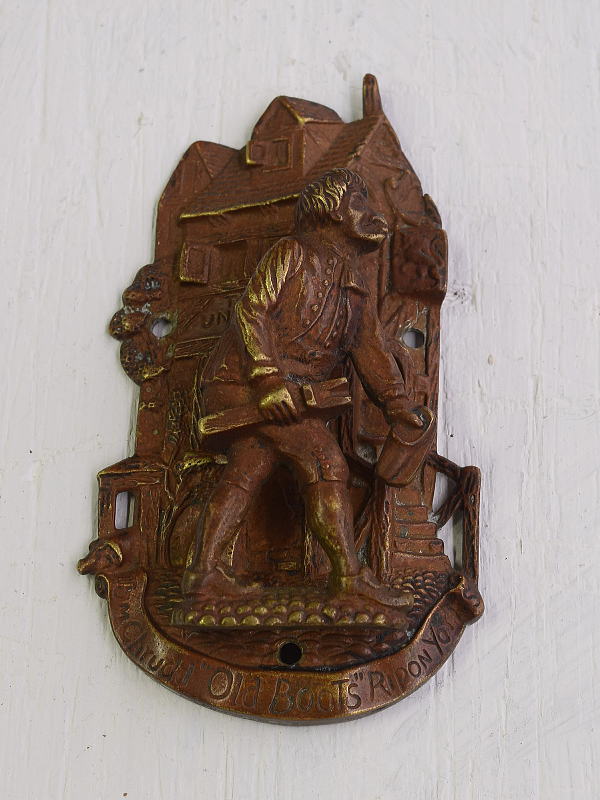 イギリス アンティーク 真鍮製ドアノッカー 12066