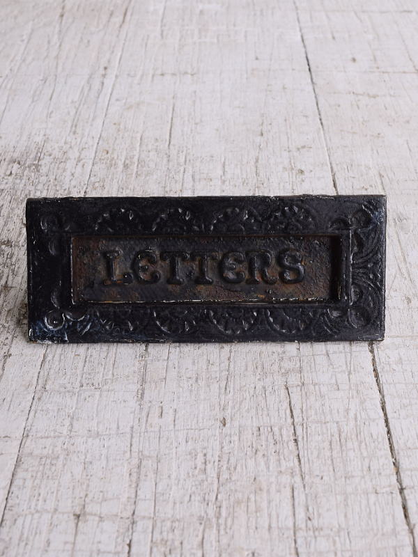 イギリス アンティーク レタースロット 郵便受け 建具金物 12144