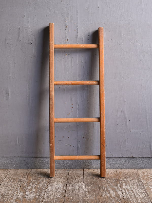 イギリス アンティーク 木製ラダー 梯子 ディスプレイ 12156