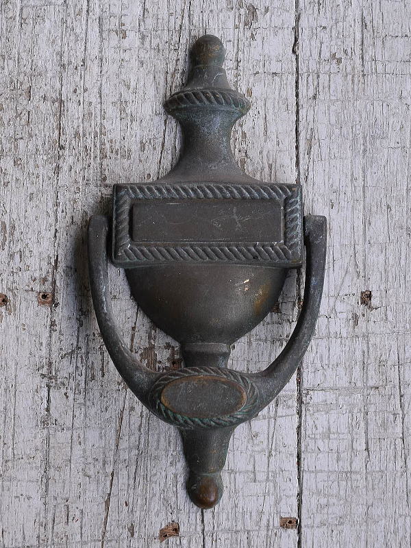 イギリス アンティーク 真鍮製ドアノッカー 12168