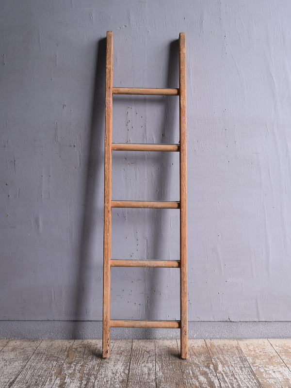 イギリス アンティーク 木製ラダー 梯子 ディスプレイ 12219