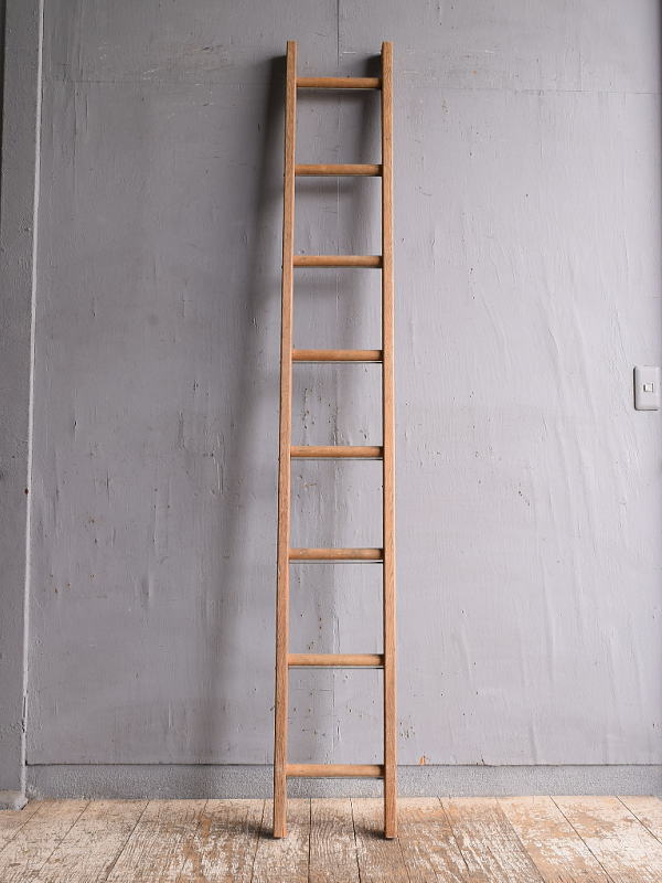 イギリス アンティーク 木製ラダー 梯子 ディスプレイ 12346