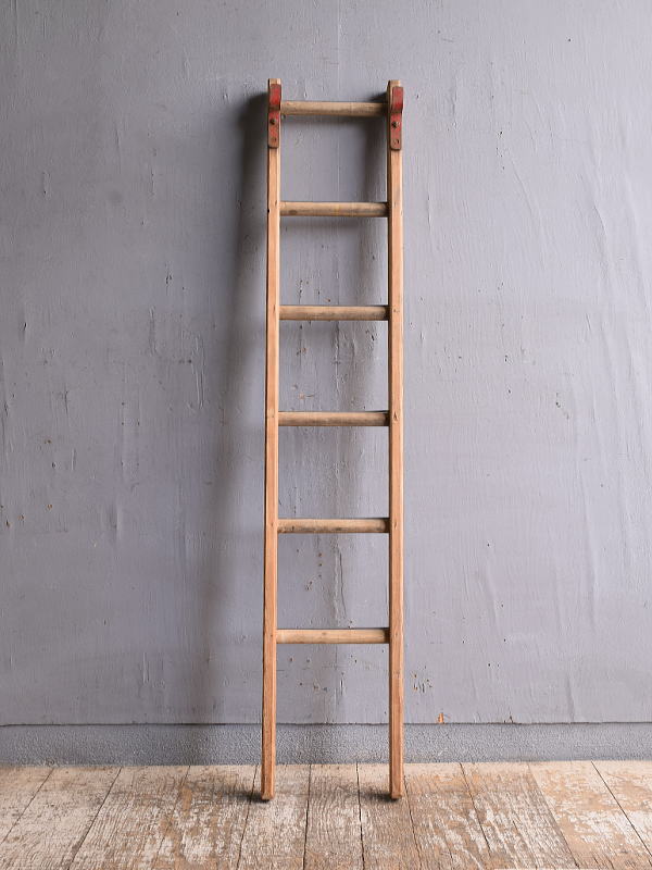 イギリス アンティーク 木製ラダー 梯子 ディスプレイ 12349