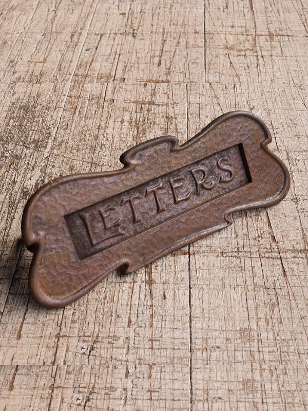 イギリス アンティーク レタースロット 郵便受け 建具金物 12606