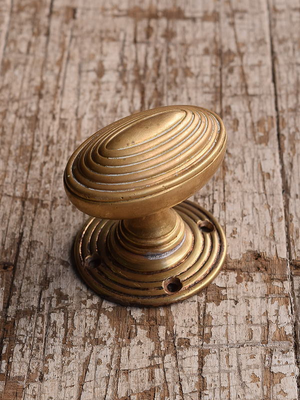 イギリス アンティーク 真鍮製 ドアノブ 建具金物 12611