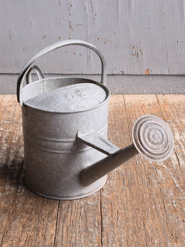イギリス アンティーク ブリキ製 ジョウロ ガーデニング 12687