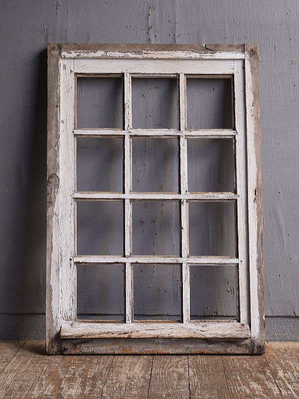 フレンチ アンティーク  木製　窓 建具 12724