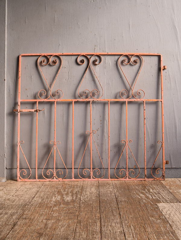 イギリスアンティーク アイアンフェンス ゲート柵 ガーデニング 12759