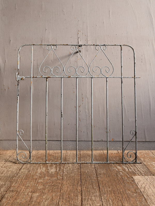 イギリスアンティーク アイアンフェンス ゲート柵 ガーデニング 12795