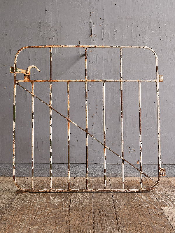 イギリス アンティーク アイアンフェンス ゲート柵 12799