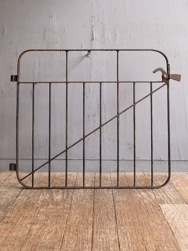 イギリス アンティーク アイアンフェンス ゲート柵 12801