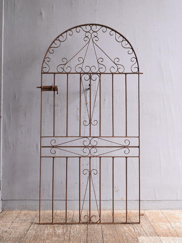 イギリス アンティーク アイアンフェンス ゲート柵 12838