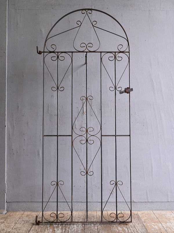 イギリスヴィンテージアイアンフェンス3枚 イギリスヴィンテージアイアンフェンス3枚 イギリスヴィンテージ