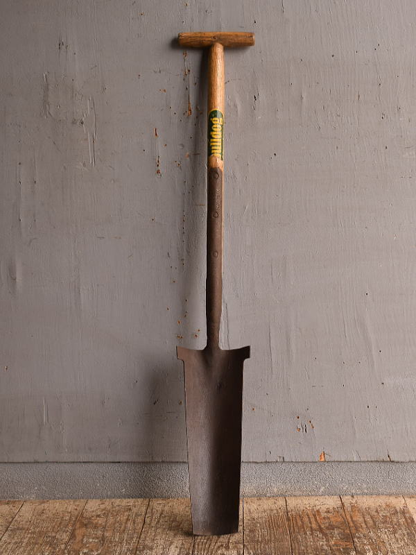 イギリスアンティーク ガーデンスコップ 農機具 12858