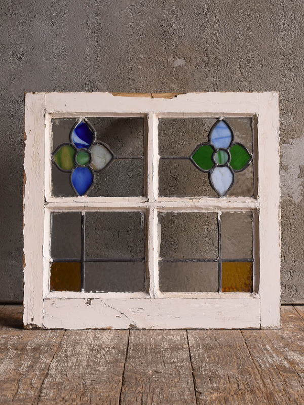 イギリス アンティーク 窓 無色透明 12954