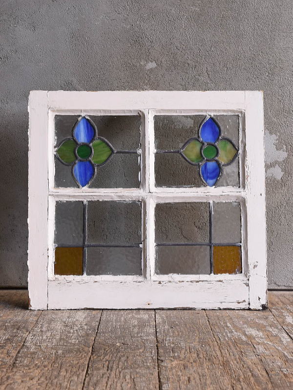 イギリス アンティーク 窓 無色透明 12955