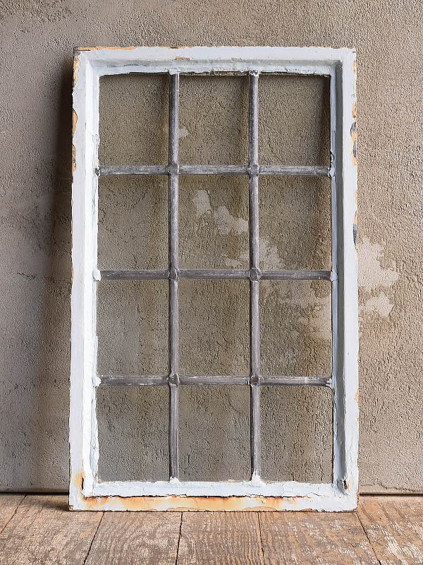 イギリス アンティーク 窓 鉄枠　12977