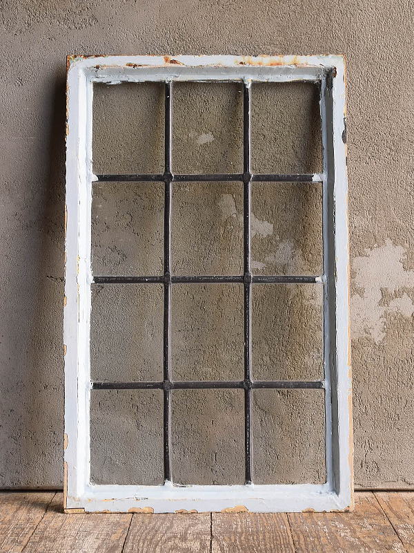 イギリス アンティーク 窓 鉄枠　12978