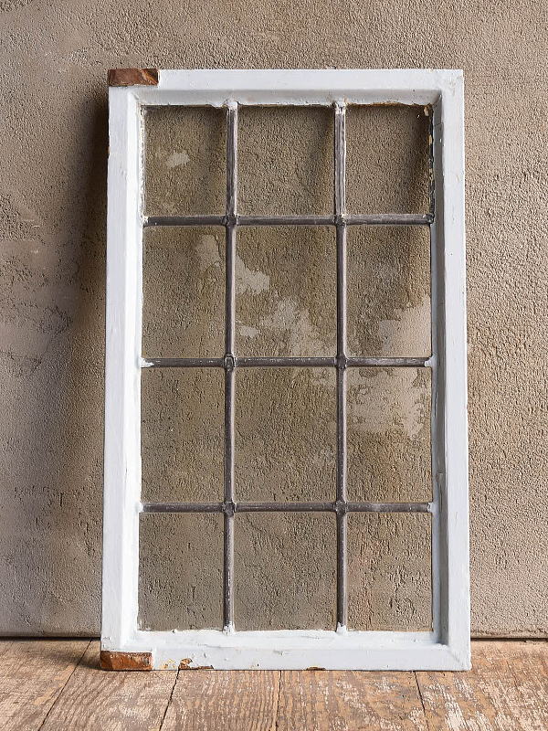 イギリス アンティーク 窓 鉄枠　12979