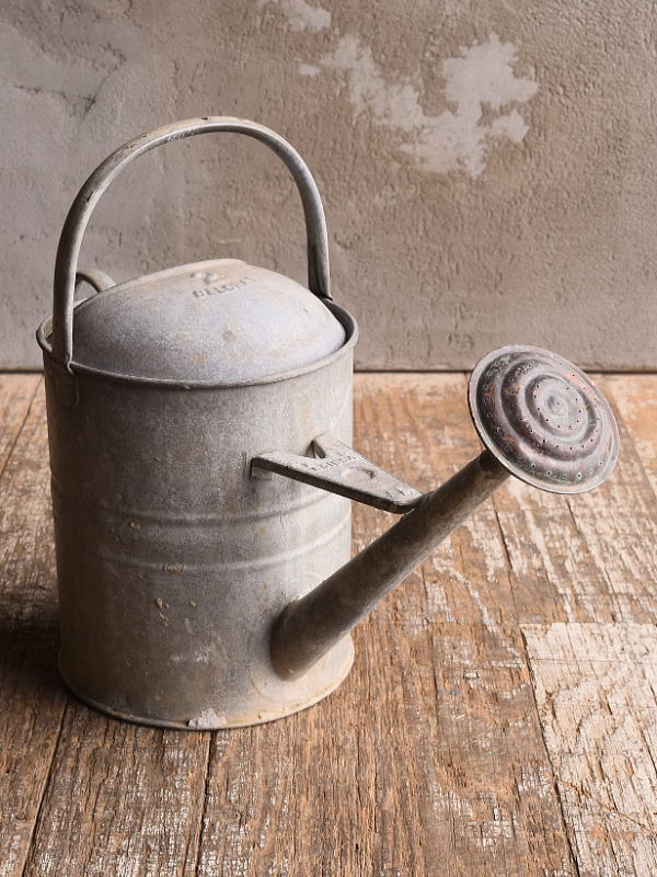 イギリス アンティーク ブリキ製 ジョウロ ガーデニング 13039