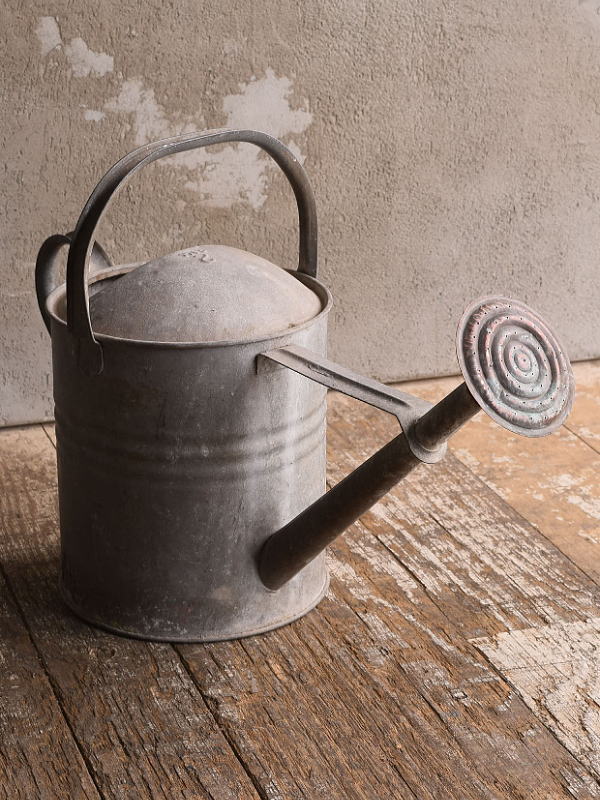 イギリス アンティーク ブリキ製 ジョウロ ガーデニング 13064