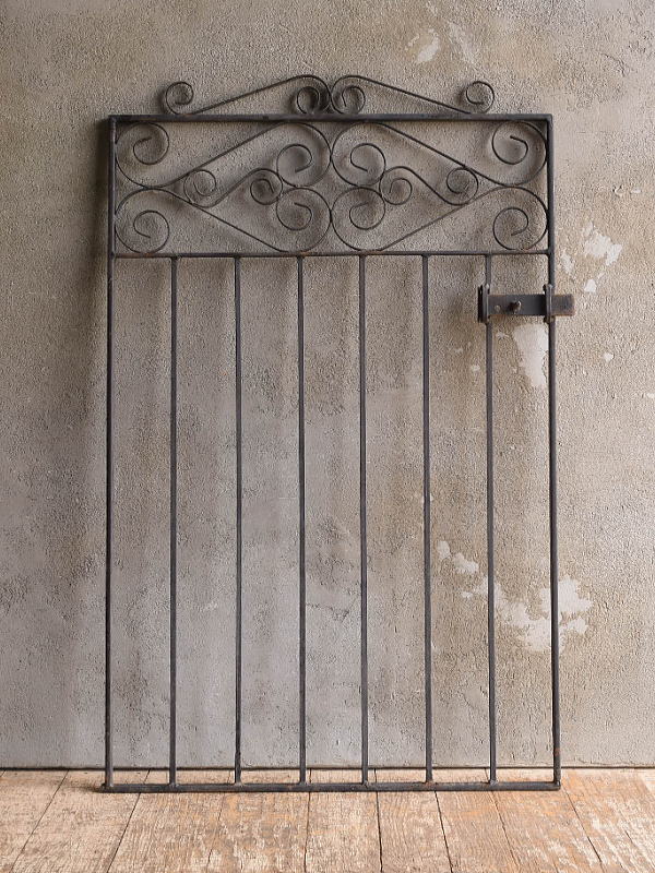 イギリスアンティーク アイアンフェンス ゲート柵 ガーデニング 13203