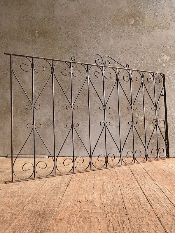 イギリスアンティーク アイアンフェンス ゲート柵 ガーデニング 13215