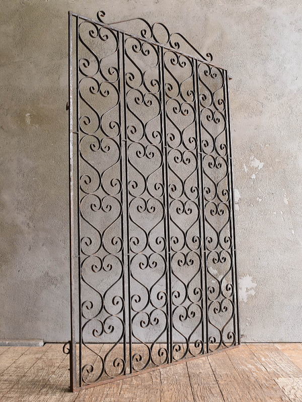 イギリスアンティーク アイアンフェンス ゲート柵 ガーデニング 13217