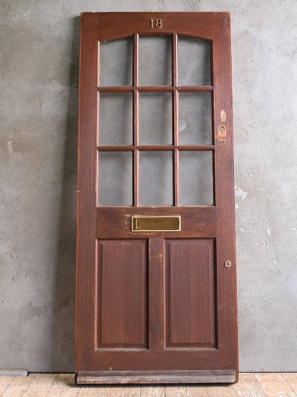 イギリス アンティーク 木製ドア 扉 建具 13221