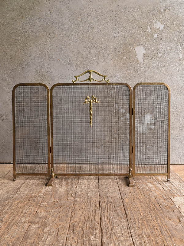 イギリス アンティーク ファイヤーガード フェンダー 暖炉器具 13282