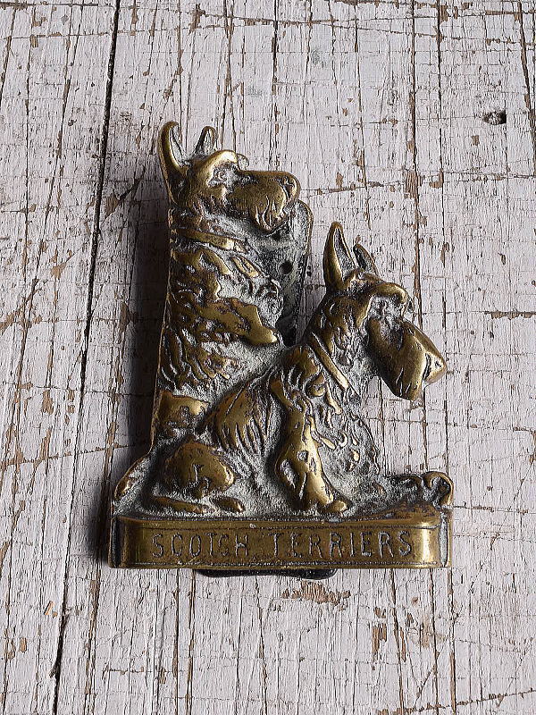 イギリス アンティーク 真鍮製ドアノッカー 13289