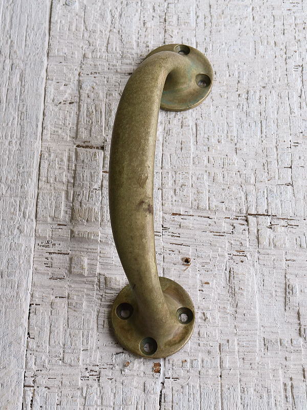 イギリス アンティーク 真鍮 ドアハンドル　建具金物 取っ手　13303