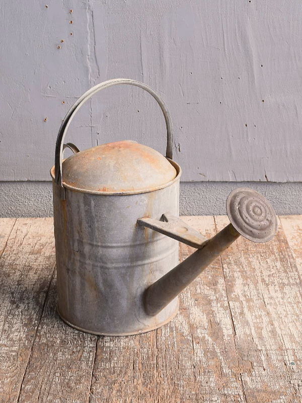 イギリス アンティーク ブリキ製 ジョウロ ガーデニング 13327