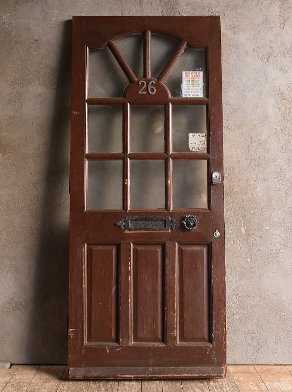 イギリス アンティーク 木製ドア 扉 建具 13350