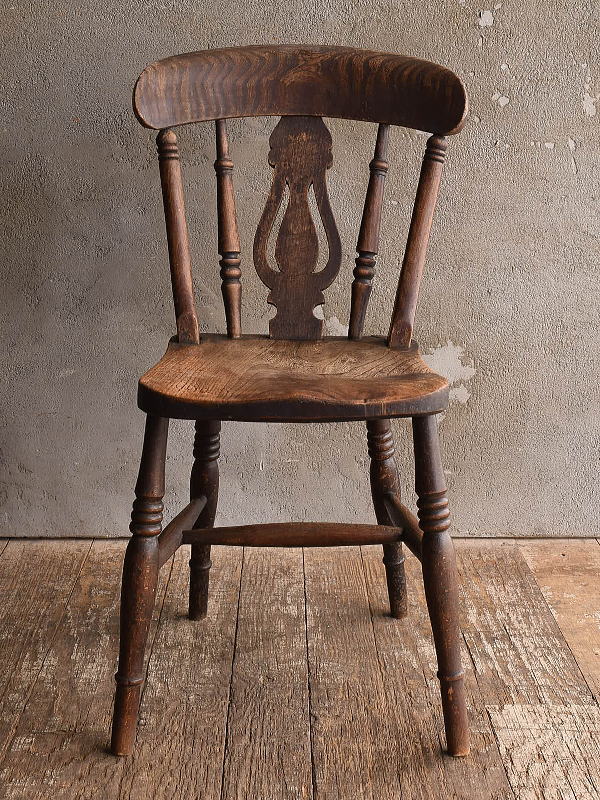 イギリス アンティーク家具 キッチンチェア 椅子 13367
