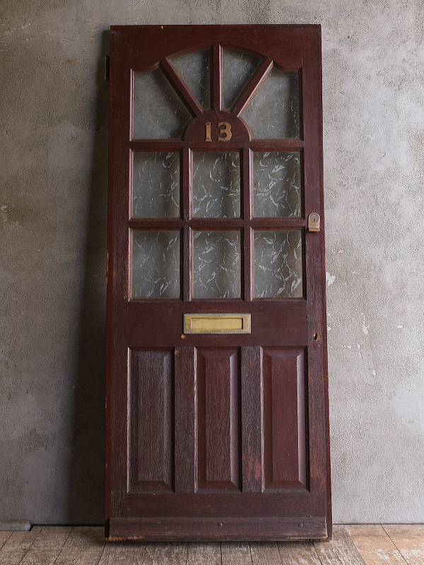 イギリス アンティーク 木製ドア 扉 建具 13383