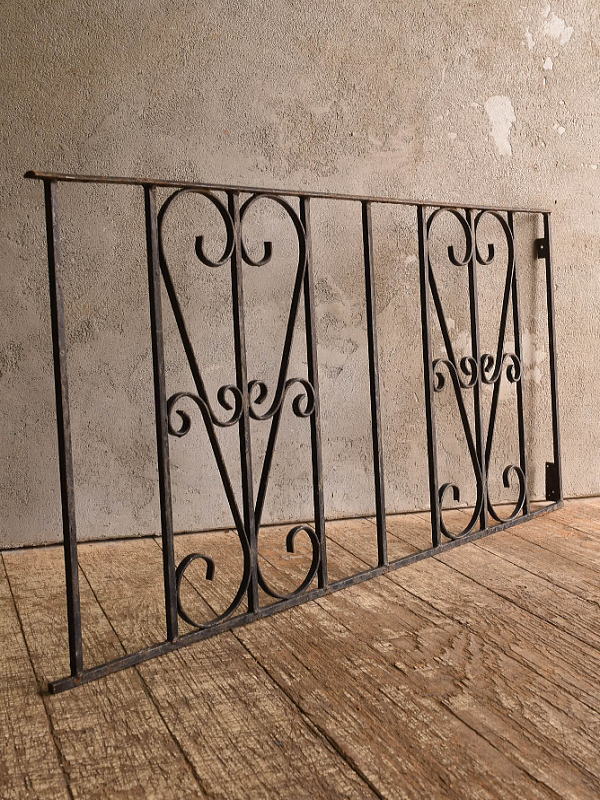 イギリスアンティーク アイアンフェンス ゲート柵 ガーデニング 13396