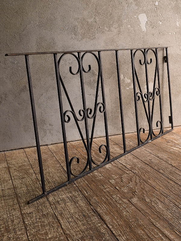 イギリスアンティーク アイアンフェンス ゲート柵 ガーデニング 13397