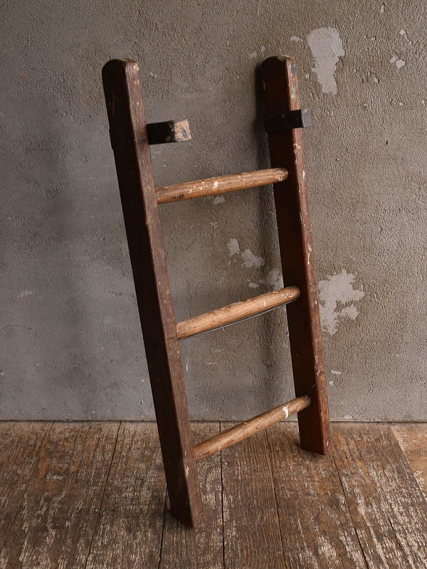 イギリス アンティーク 木製ラダー 梯子 ディスプレイ 13442