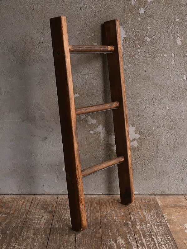 イギリス アンティーク 木製ラダー 梯子 ディスプレイ 13445