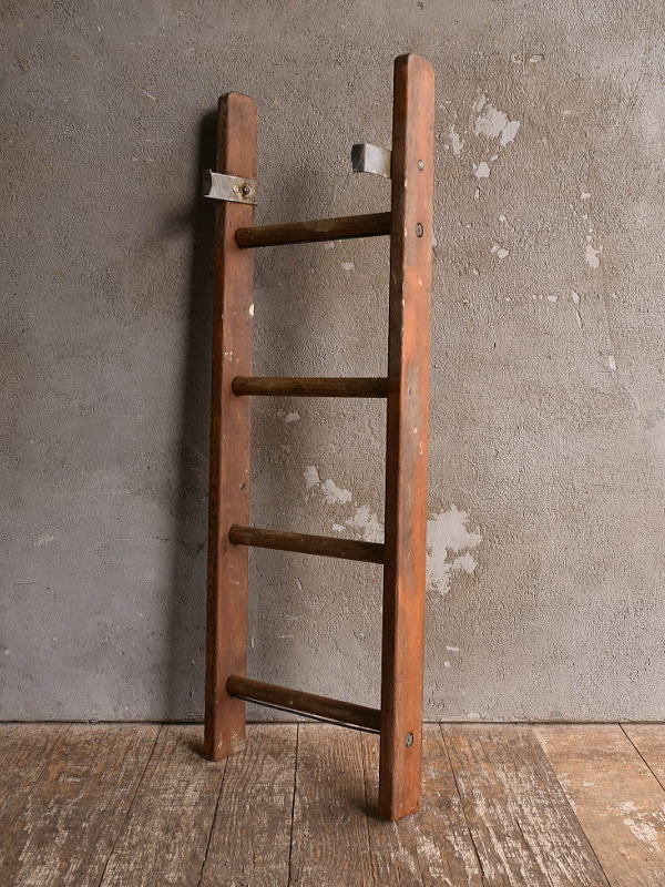 イギリス アンティーク 木製ラダー 梯子 ディスプレイ 13446