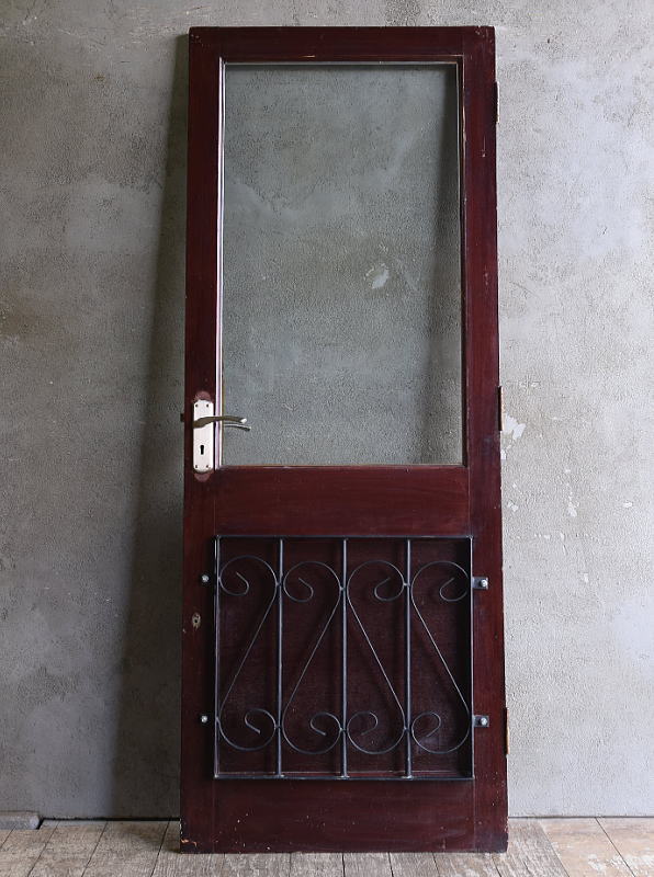 イギリス アンティーク 木製ドア 扉 建具 13450