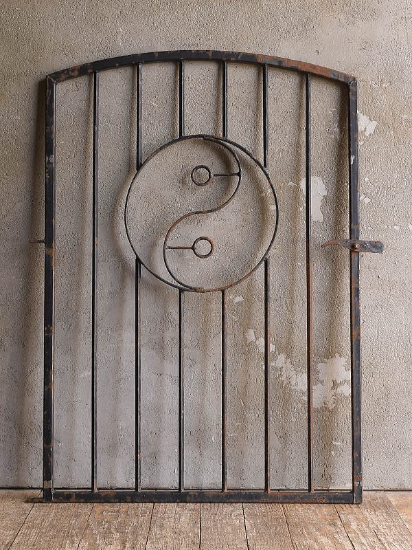 イギリスアンティーク アイアンフェンス ゲート柵 ガーデニング 13500