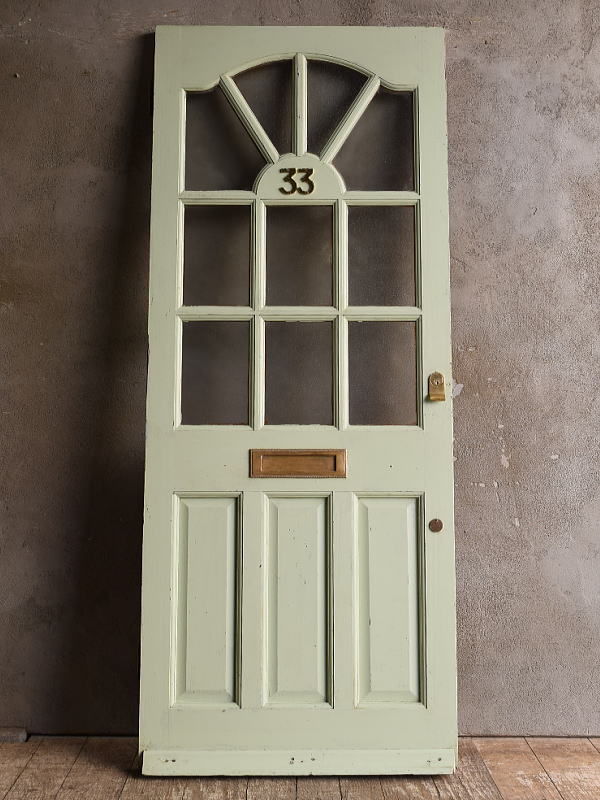 イギリス アンティーク 木製ドア 扉 建具 13505