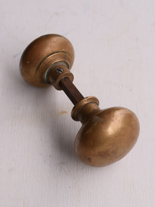 イギリス アンティーク 真鍮製 ドアノブ 建具金物 握り玉 13521