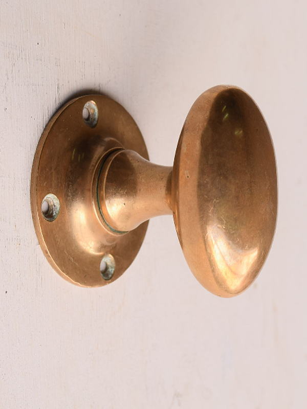 イギリス アンティーク 真鍮製 ドアノブ 建具金物 13528